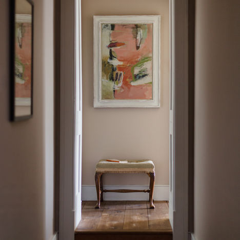 pink hallway