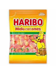ref 31 Pêche 100g Haribo ( 18 paquets )