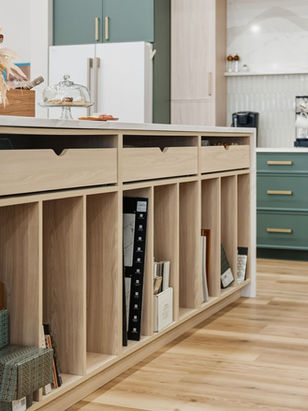 Casework With Interior Materials Storage