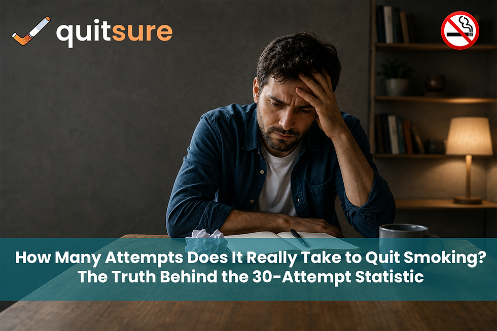 How Many Attempts Does It Really Take to Quit Smoking? The Truth Behind the 30-Attempt Statistic