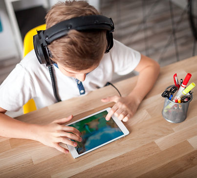 A Boy and His Tablet Device
