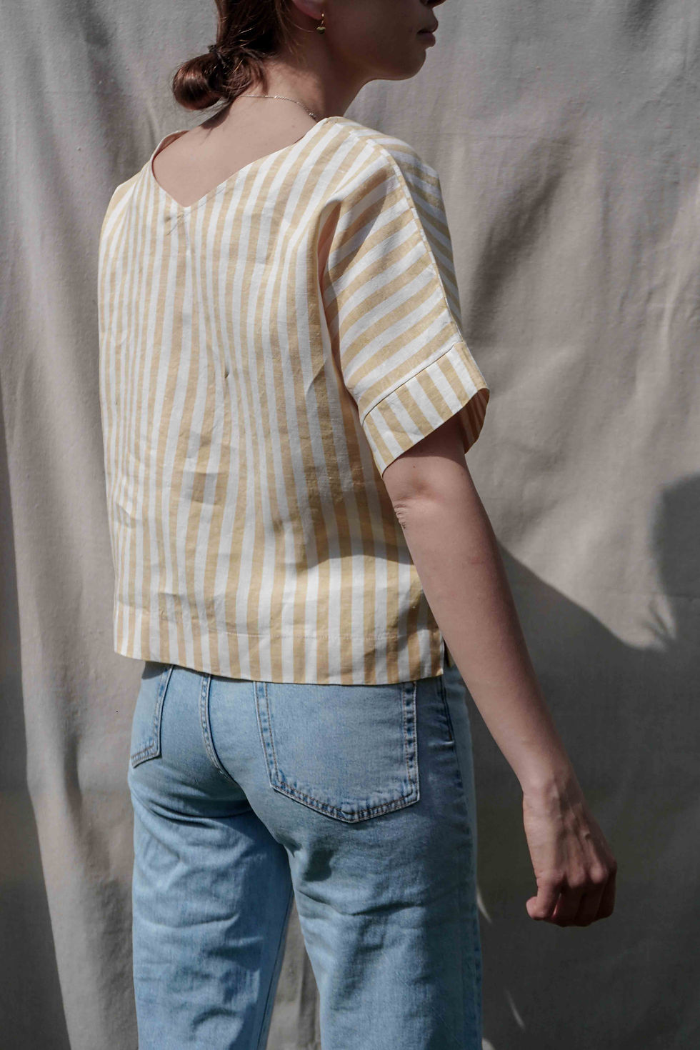 Thumbnail: Ľanový top_biely