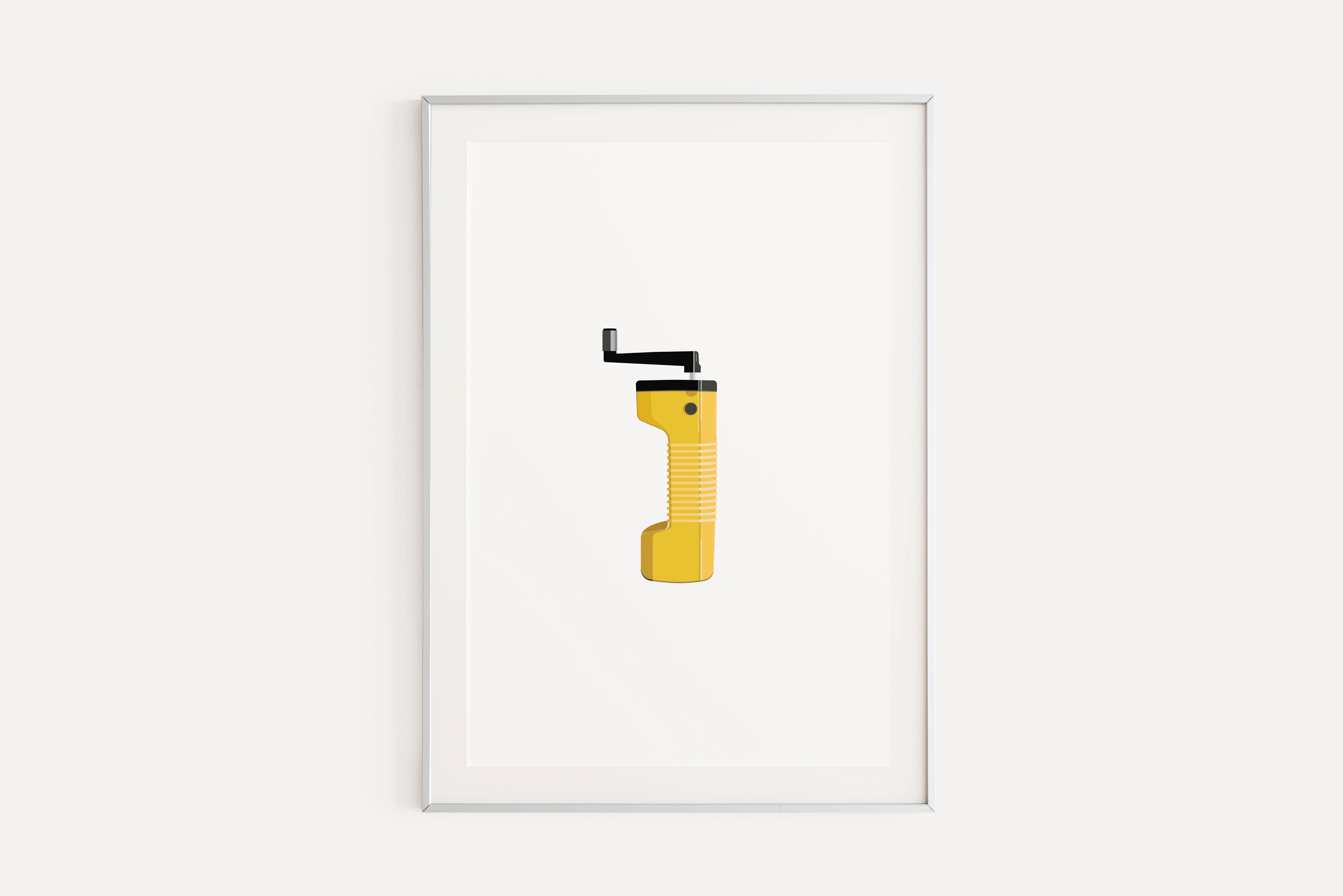 Retro mlynček na kávu