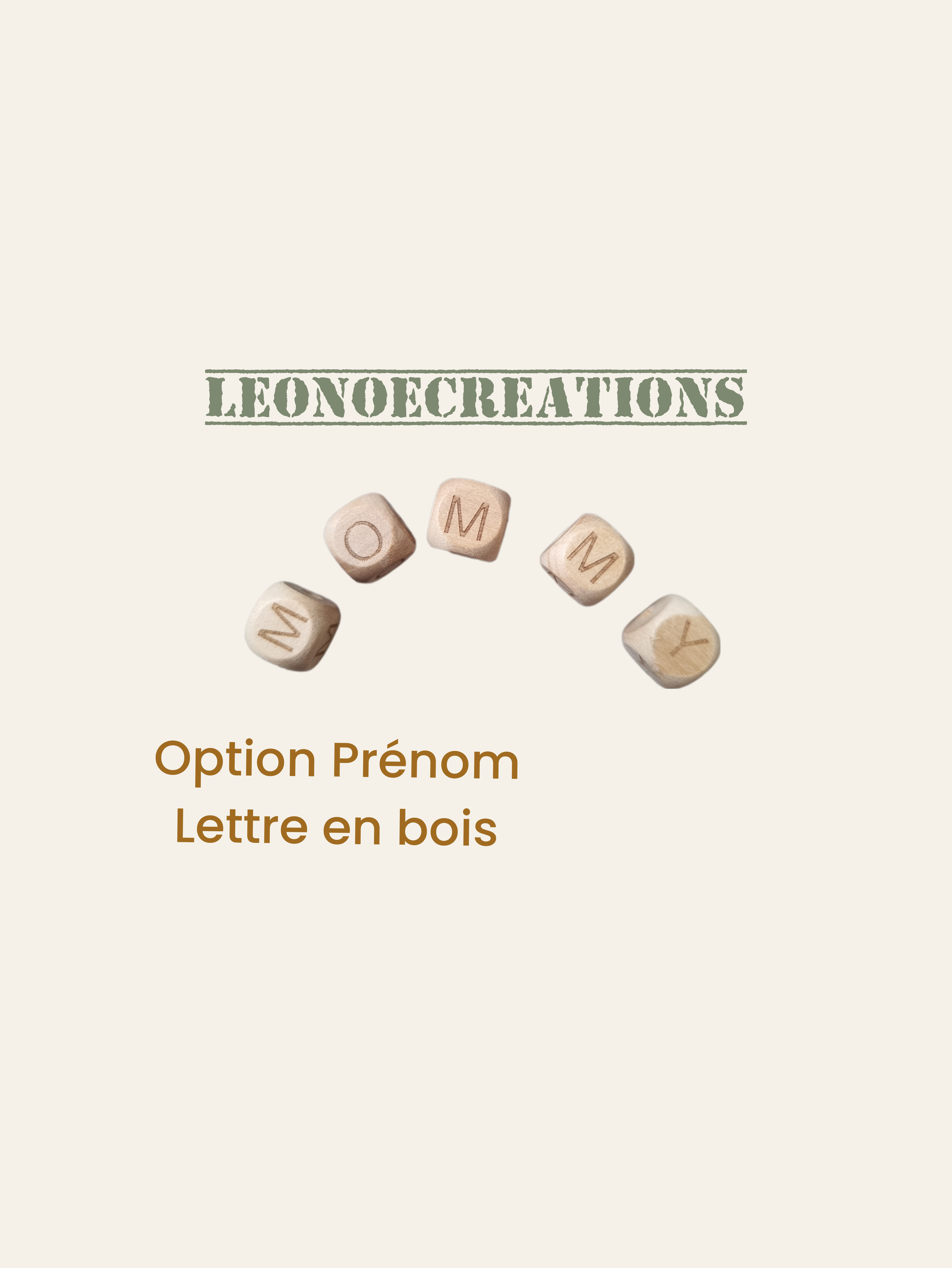 Prénom en lettre bois