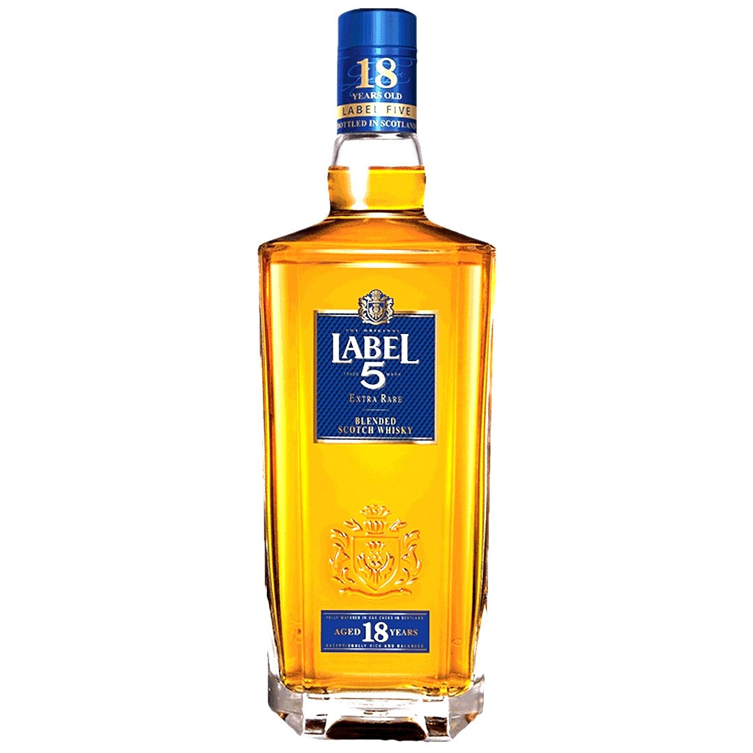 Label 5 18 Years Blended Scotch Whisky