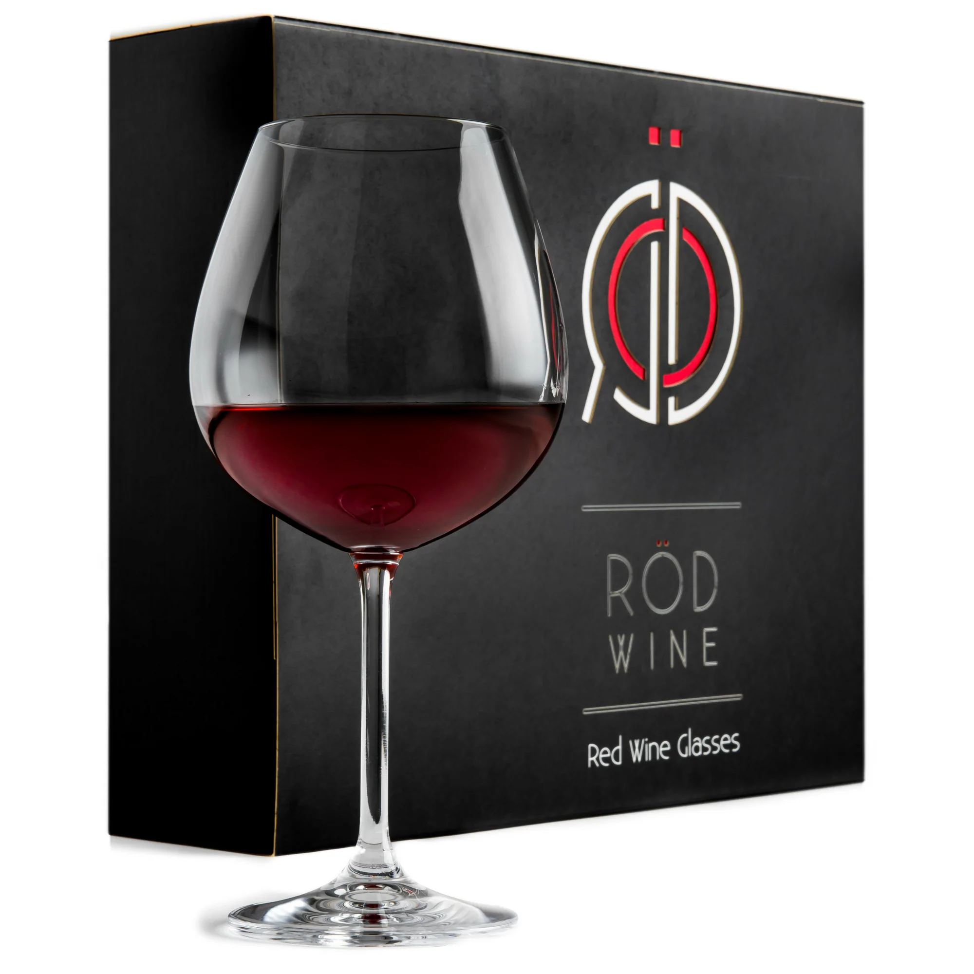 Rod Wine Red Wine Glasses Set of 3