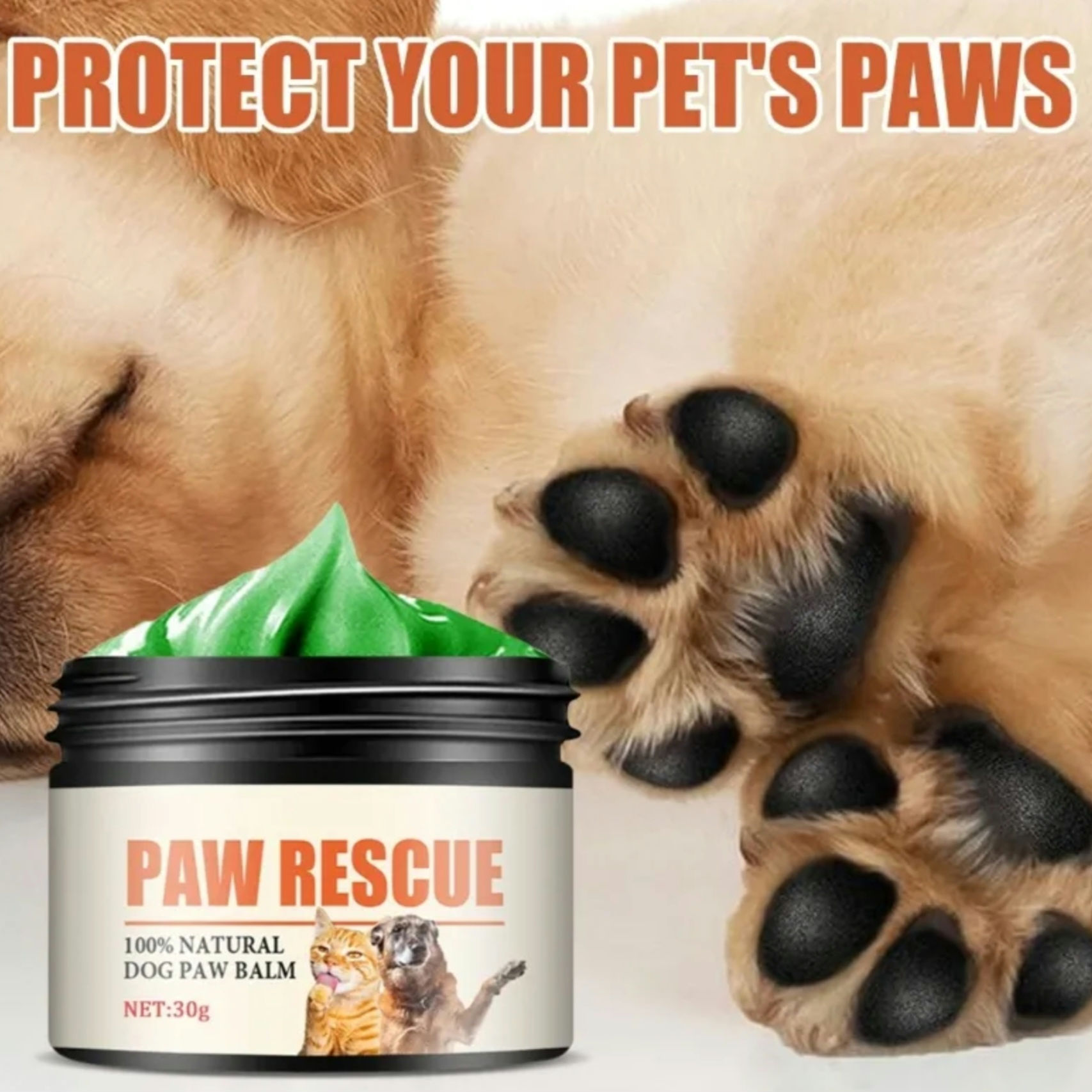 100% Natural Paw & Nose Balm