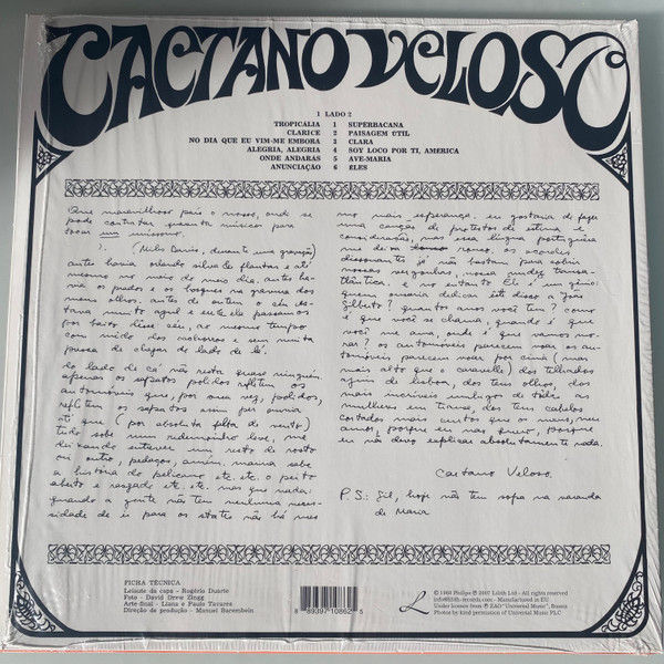 Thumbnail: Caetano Veloso ‎– Caetano Veloso