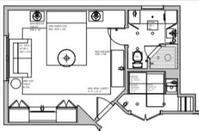 floor plan after, laundry room, bedroom, bathroom