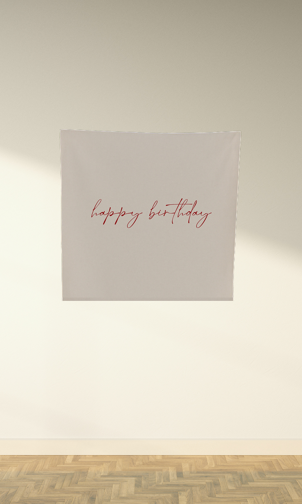 Thumbnail: Linen Birthday Sign