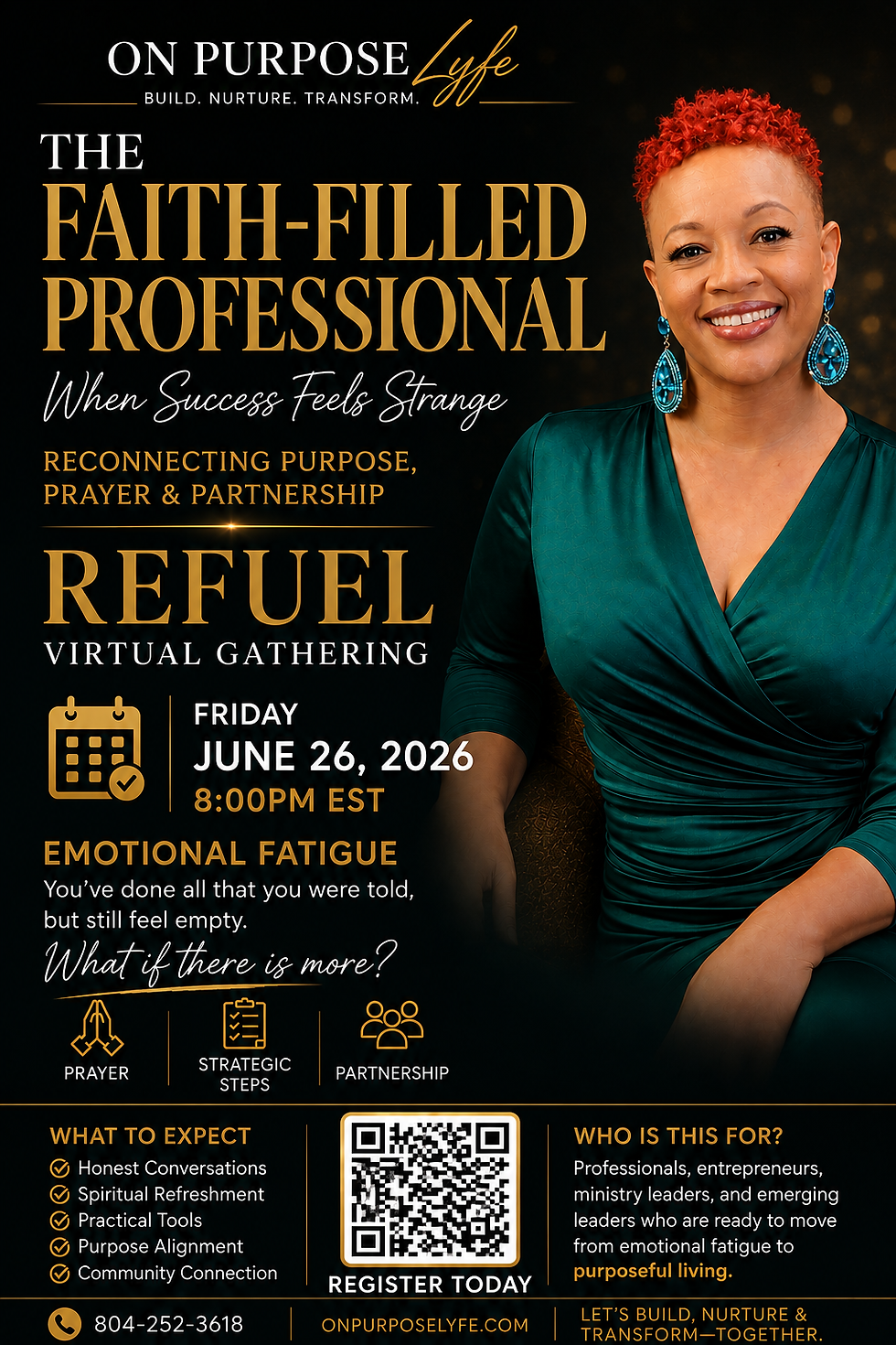 THE FAITH -FILLED PROFESSIONAL- When Success Feels Strange: Reconnecting Purpose, Prayer & Partnership