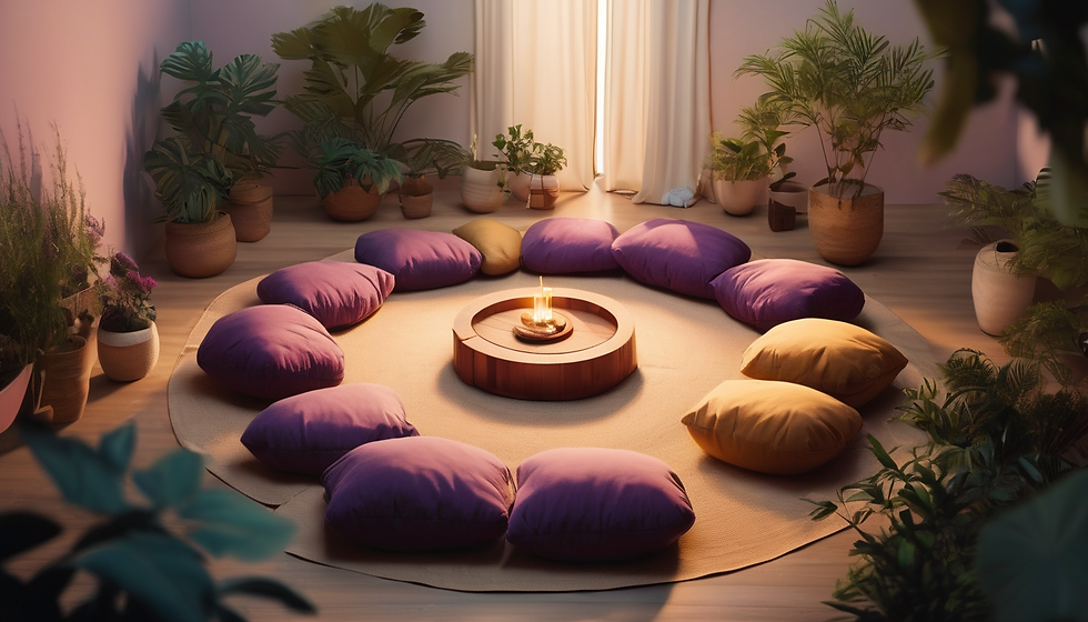 Evening Meditation and Community Talk