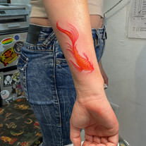 Red koi by mike r