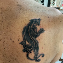 Black classic panther designed by mike r
