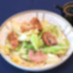 チャーシューキャベツ炒め