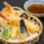 海老と季節野菜の天麩羅