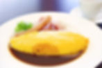 卵料理 ハムとソーセージ添え