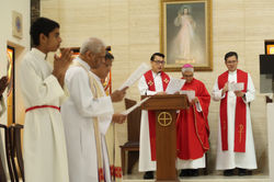 Lecturers professing the faith