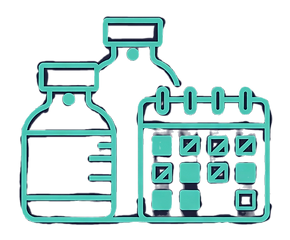 Regular water testing icon