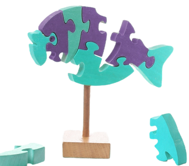 Fish Puzzle Pieces image