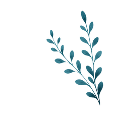Teal aquarium plant fronds icon