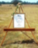 timber-easel-hire-wedding-event