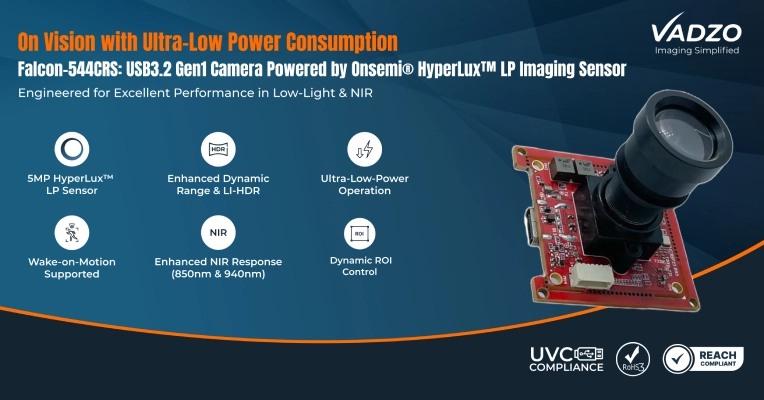 5MP Low Power USB 3.2 Gen1 Camera | Vadzo Imaging