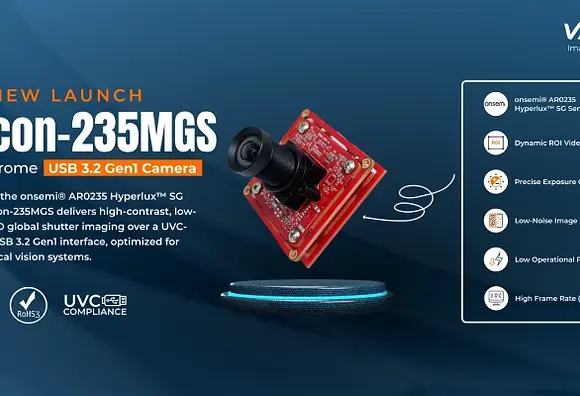 Vadzo Falcon-235MGS USB 3.2 Gen1 UVC Camera