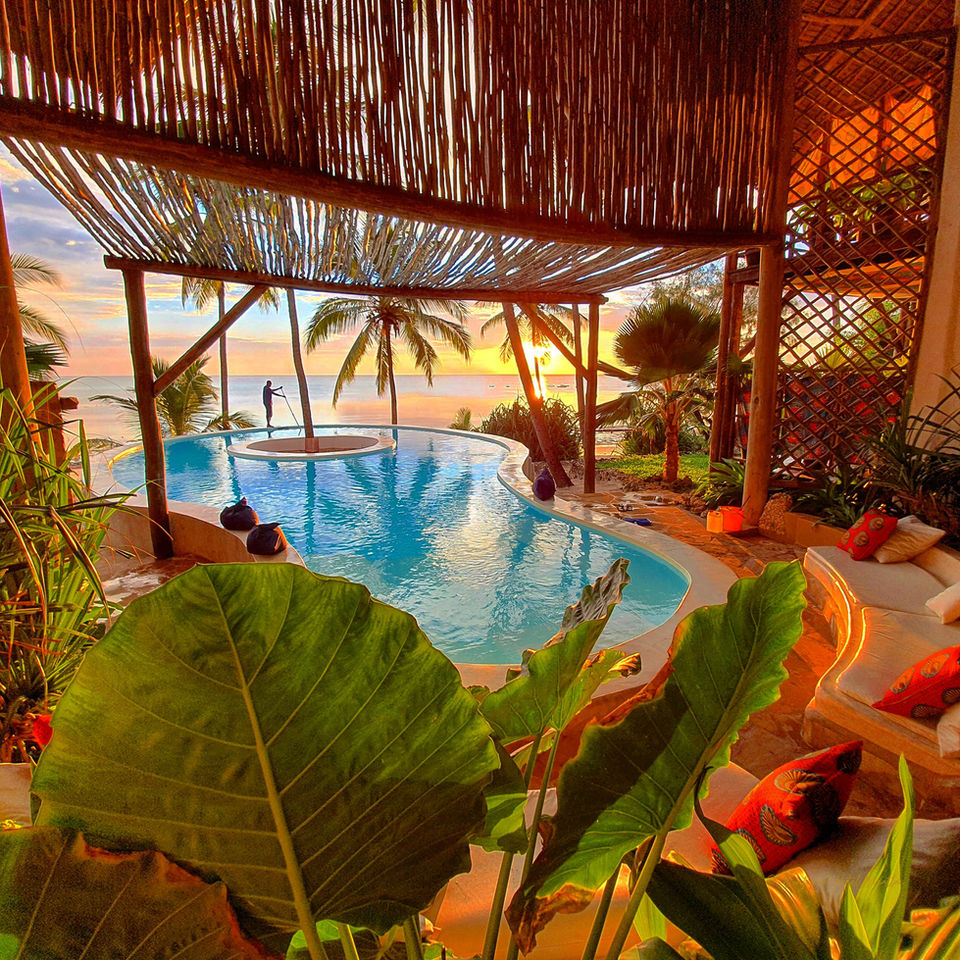 Asili House - lounge view in the early morning