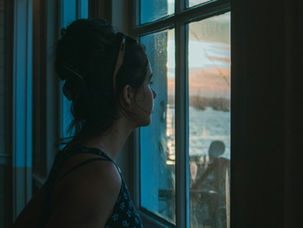 Looking at window