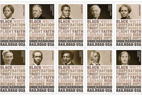 Post Office introduces Underground Railroad stamps at Maryland Park.