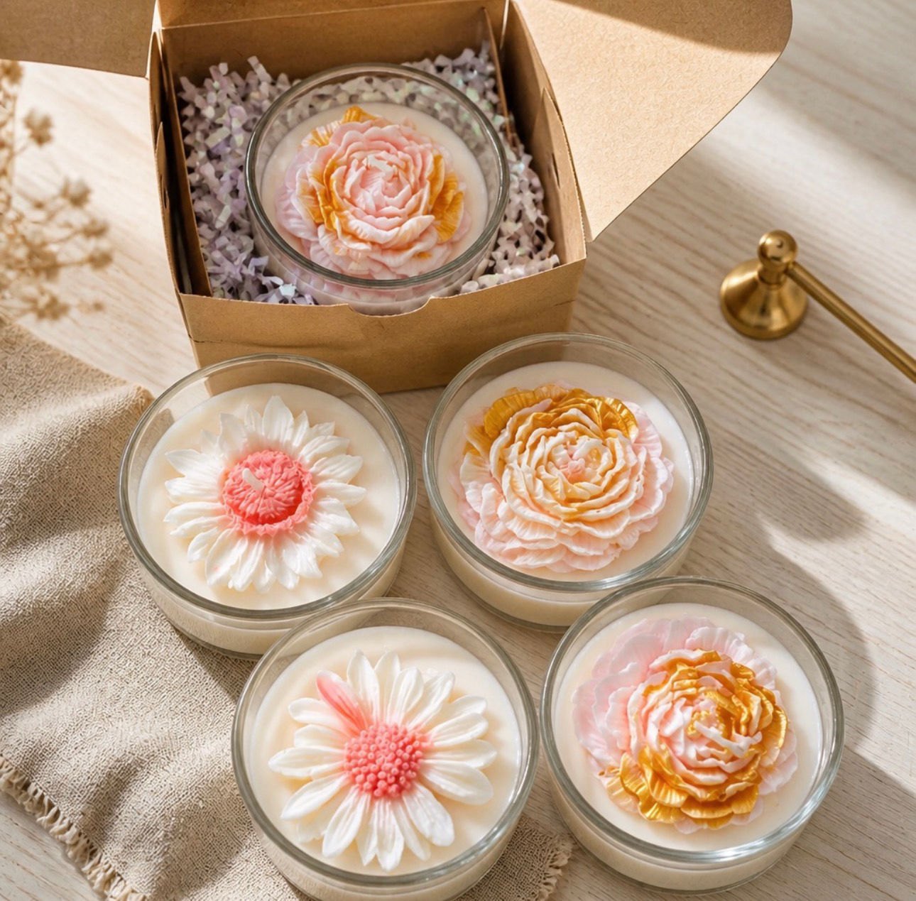 Floral Candles