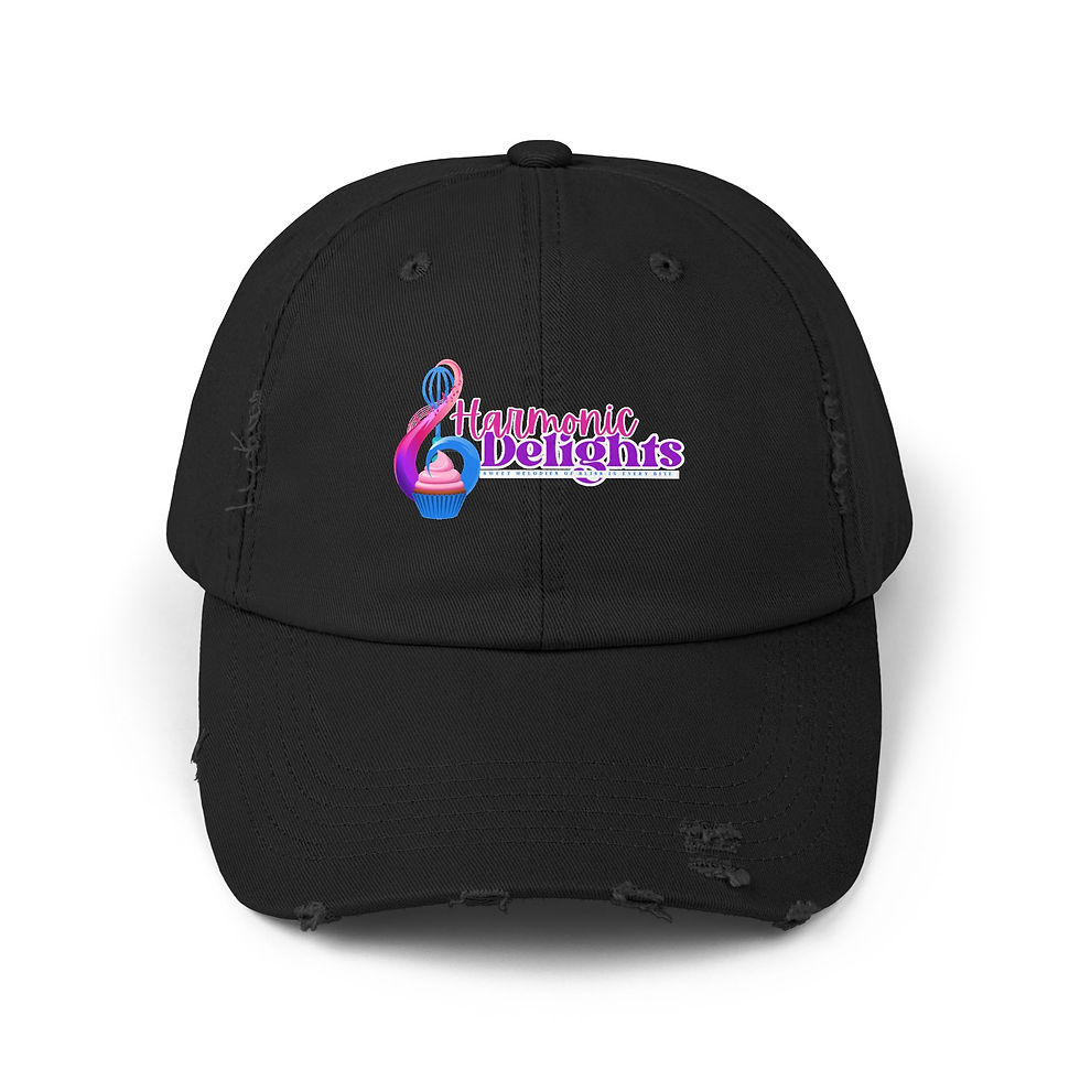 Harmonic Delights Unisex Distressed Cap