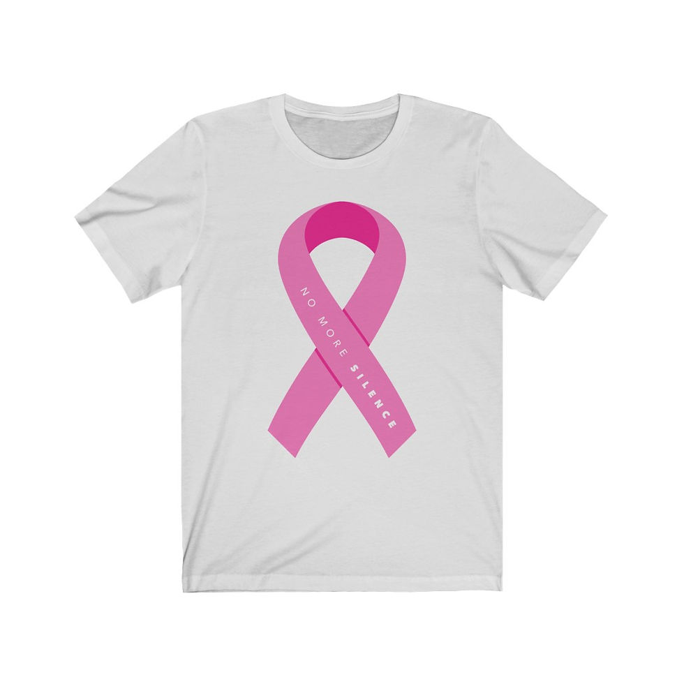 Thumbnail: Unisex Jersey Short Sleeve Tee Pink Ribbon