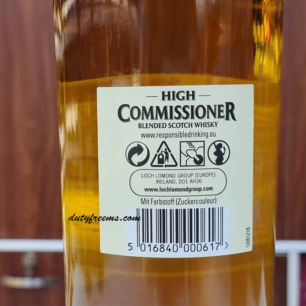 ภาพขนาดย่อ: High Commissioner (1L) 40% / 1 ลัง 12 ขวด 6,300 บาท