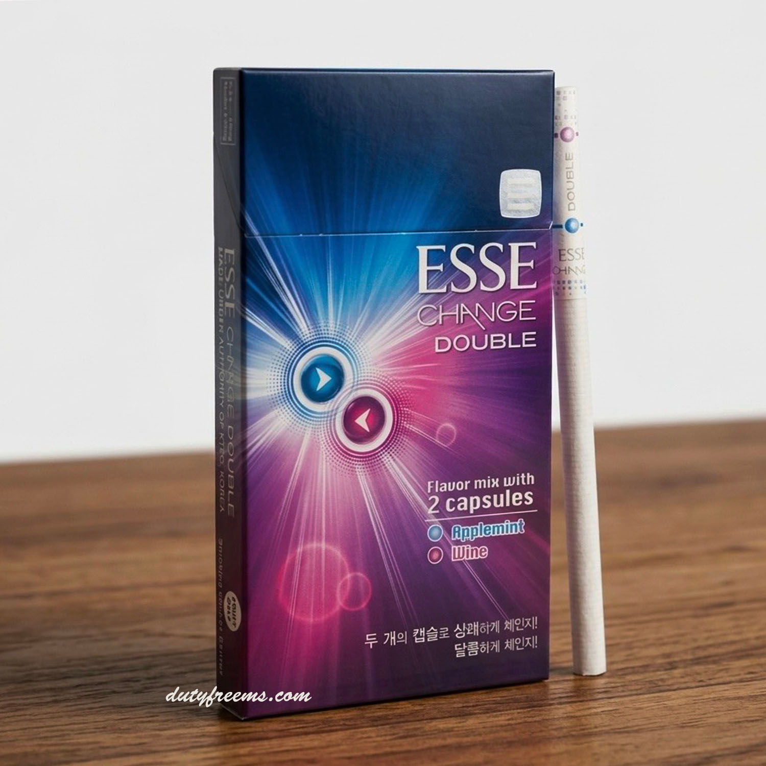 บุหรี่ Esse Change Double Wine Slims (2 เม็ดบีบ)
