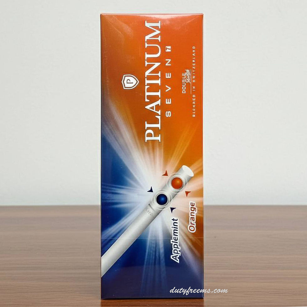 ภาพขนาดย่อ: บุหรี่ Platinum Seven Double Orange Slims  (2เม็ดบีบ)