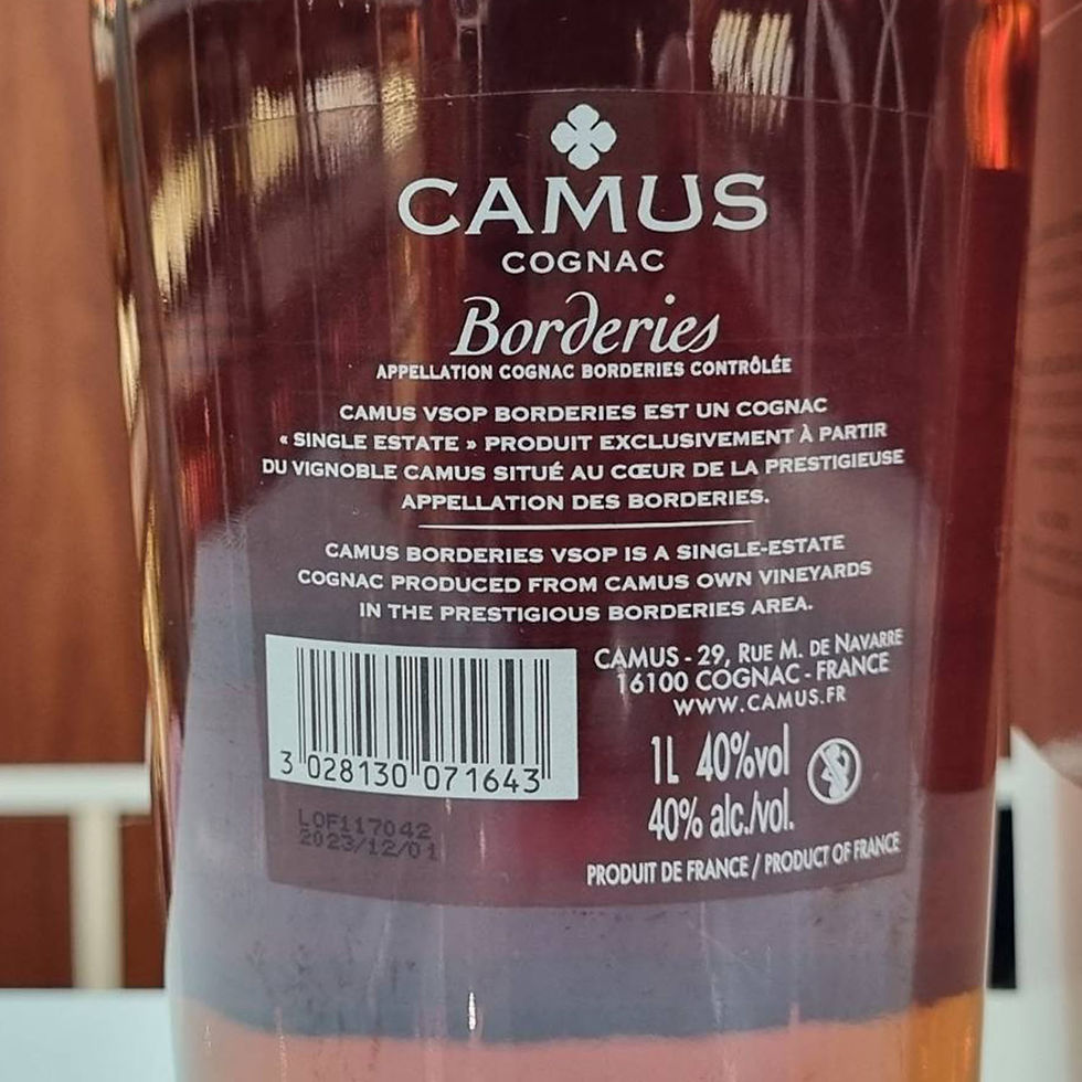 ภาพขนาดย่อ: Camus Borderies Vsop (1L) 1ลัง 6 ขวด 13600 บาท