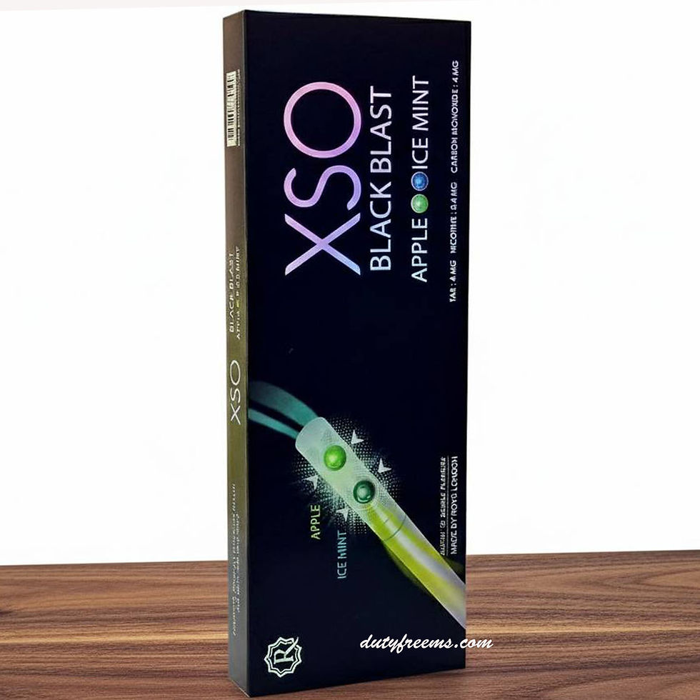 ภาพขนาดย่อ: บุหรี่ XSO Black Blast Apple Ice Mint Slims(2เม็ดบีบ)