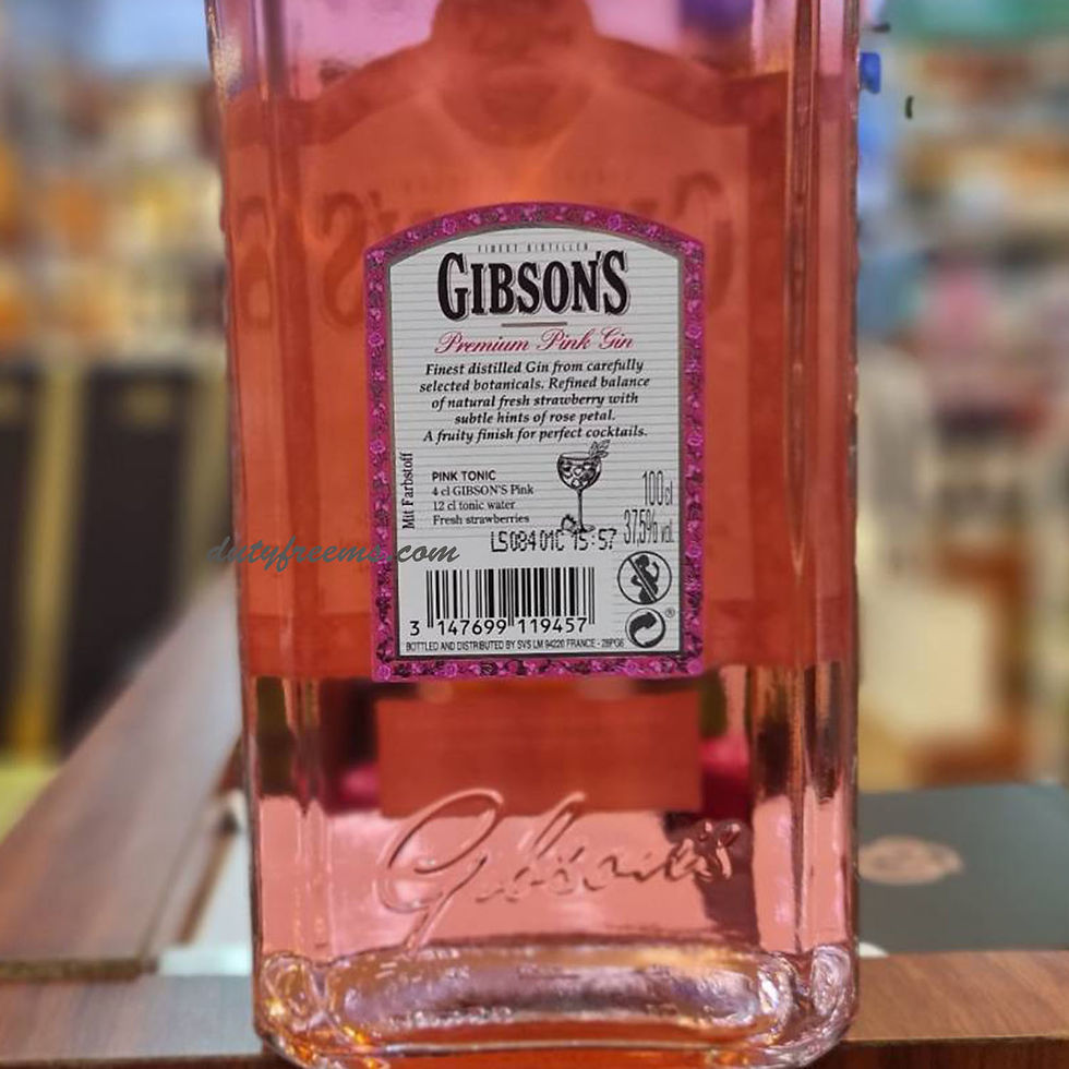 ภาพขนาดย่อ: Gibson's  Pink Premium Gin (1L) / 1 ลัง 12 ขวด 7,900 บาท