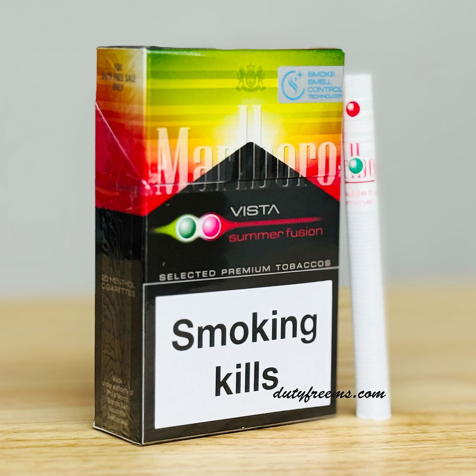 ภาพขนาดย่อ: บุหรี่ Marlboro Vista Double Fusion Summer Jumbo Box (2 เม็ดบีบ)
