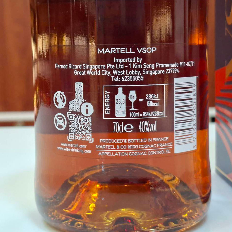 ภาพขนาดย่อ: Martell Vsop (70cl) 40%