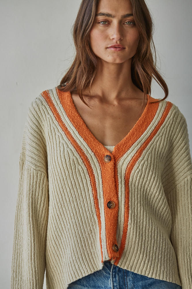 Citrus Trim Cardigan
