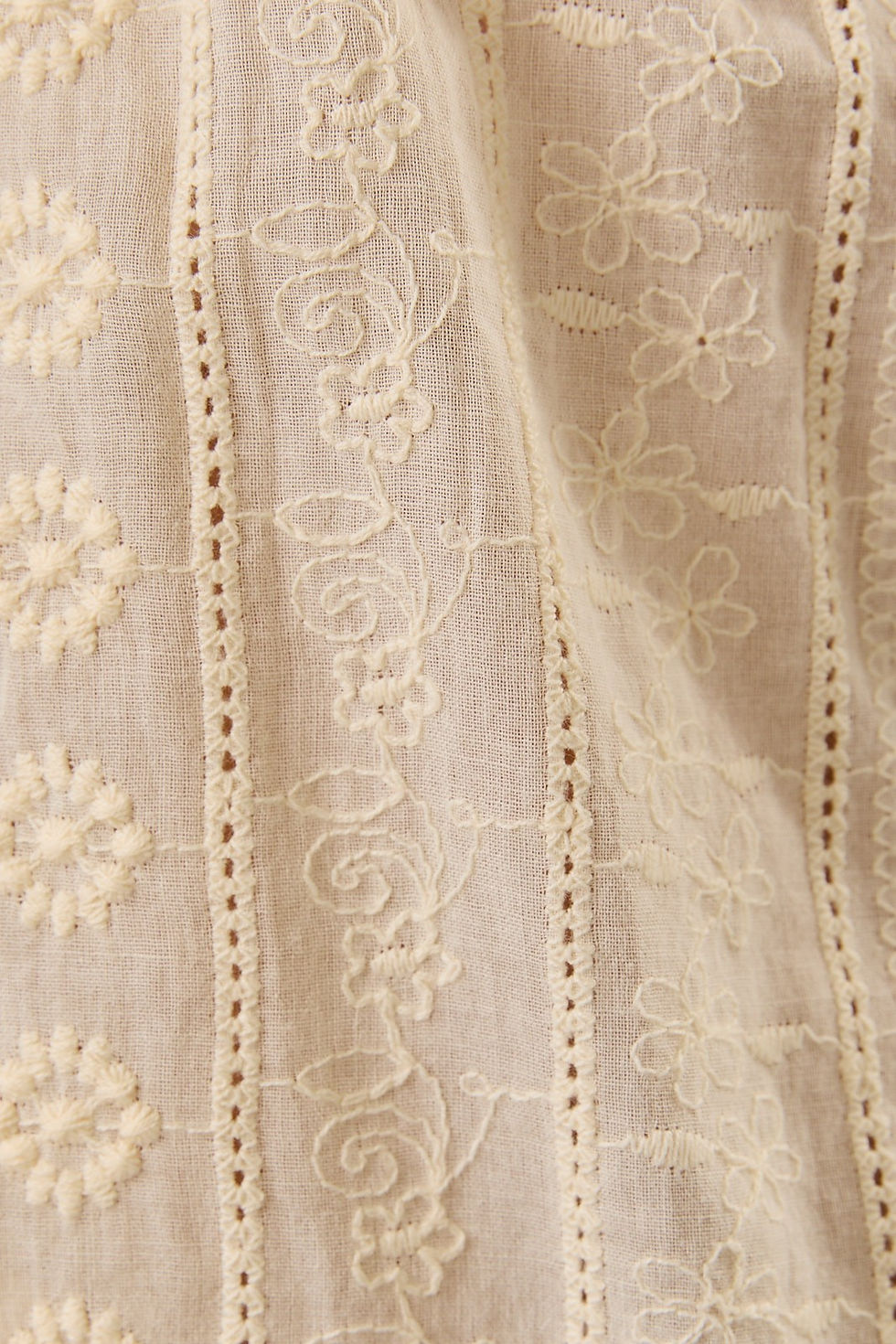 Thumbnail: Buttercream Eyelet Top