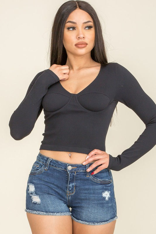 Thumbnail: Black Underwire LS