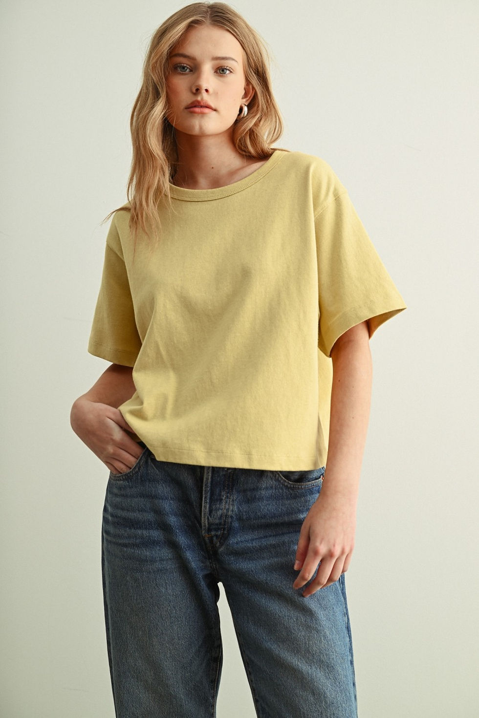 Thumbnail: Sunlit Linen Knit Top