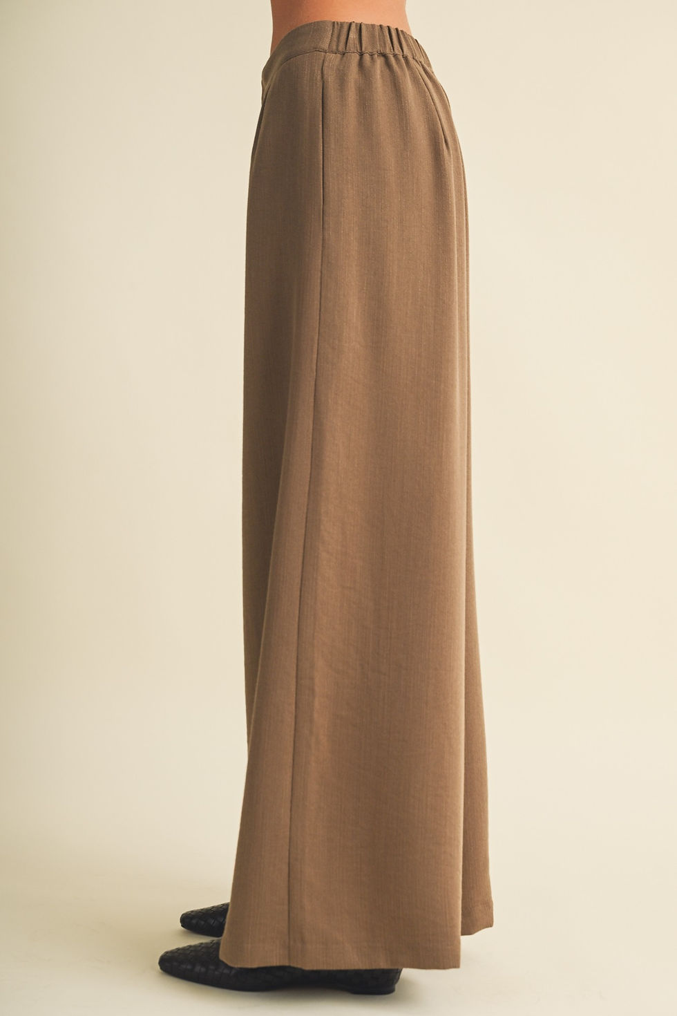 Thumbnail: Dusty Wood Wide Leg Trouser