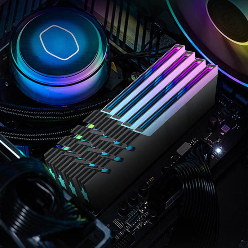 Jumpeak Computer DDR4 DDR5 5V ARGB Sync Memory Module Radiator PC RGB Colorful R