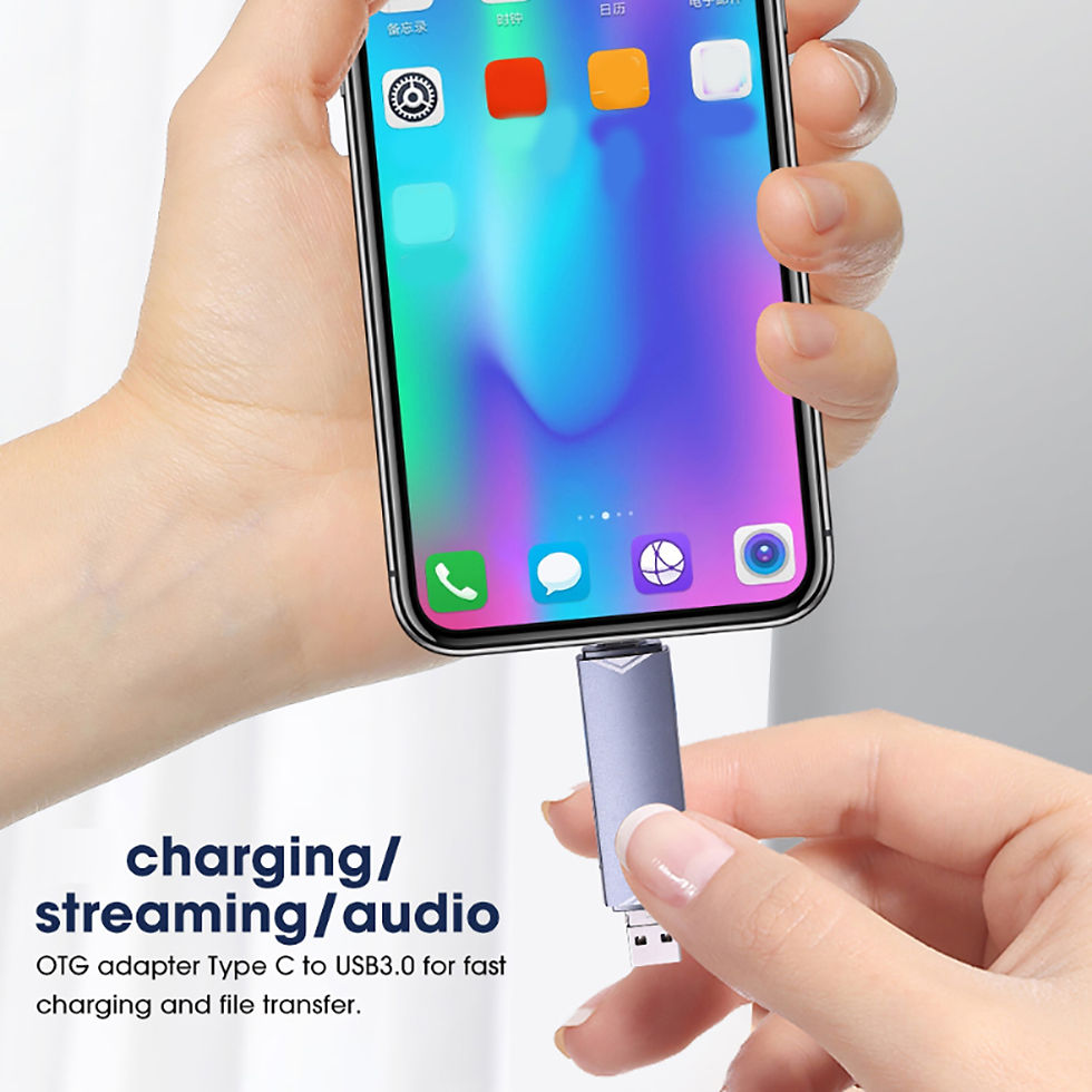 Thumbnail: OTG Type C SD TF Card Reader 6 in 1 USB 3.0 Micro USB Flash Drive Adapter 5Gbps 