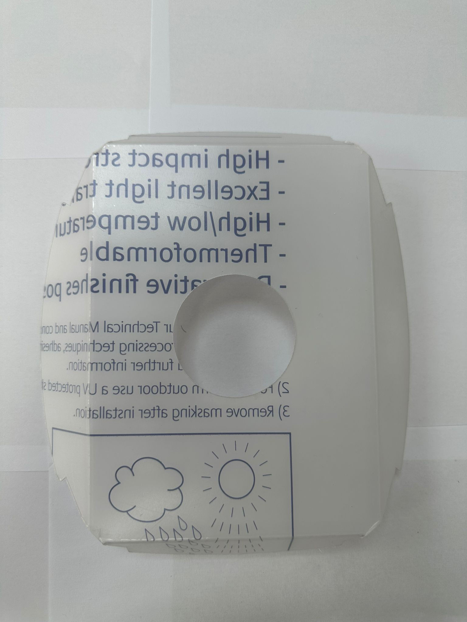 MARUS OPERATING LIGHT REPLACEMENT SHIELD